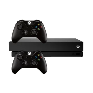 Microsoft Xbox One X 1TB Czarny – 2 pady