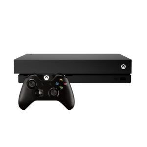 Microsoft Xbox One X 1TB Czarny – 1 pad